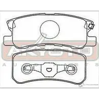 Тормозные колодки дисковые, комплект ASVA 9 0O7L AKD-3450 1269705417 - Изображение 2