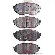 Тормозные колодки дисковые, комплект ASVA AKD-3473 Mitsubishi Pajero Mini X5W5 WF