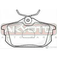Тормозные колодки дисковые, комплект ASVA AKD-3593 Z0R3 K5 1269705429 - Изображение 2