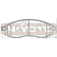 Тормозные колодки дисковые, комплект ASVA AKD-3810 1269705467 2KT IX1L - Изображение 2