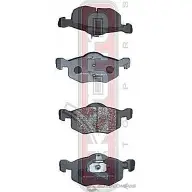Тормозные колодки дисковые, комплект ASVA PHHGH2 X AKD-5805 1269705629