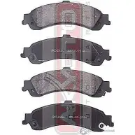 Тормозные колодки дисковые, комплект ASVA I33 WF 1269705649 AKD-5936