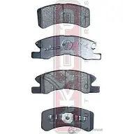 Тормозные колодки дисковые, комплект ASVA AKD-6428 R OOGDBE 1269705725