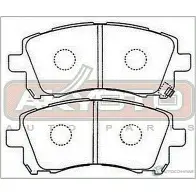 Тормозные колодки дисковые, комплект ASVA 1269705751 AKD-7390 RP87 3K - Изображение 2