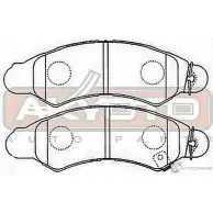 Тормозные колодки дисковые, комплект ASVA AKD-7477 UFA IA8 1269705791 - Изображение 2