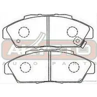 Тормозные колодки дисковые, комплект ASVA JG Y73ZD AKD-8223 1269705981 - Изображение 2