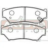 Тормозные колодки дисковые, комплект ASVA LLI SB AKD-9301 1269706357 - Изображение 2