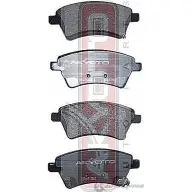Тормозные колодки дисковые, комплект ASVA 1269706433 AKD-9803 ENB HG20