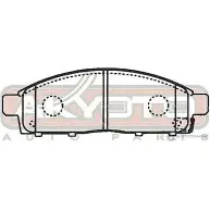 Тормозные колодки дисковые, комплект ASVA AKD-A284 1269706441 IZ 9BV - Изображение 2