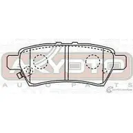 Тормозные колодки дисковые, комплект ASVA 1269706465 8Y2 SP5 AKD-EB325 - Изображение 2