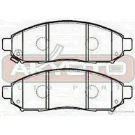 Тормозные колодки дисковые, комплект ASVA L FHFMXL 1269706467 AKD-EB326 - Изображение 2