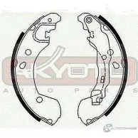 Тормозные колодки ASVA 1269706975 AKS-0583 PPQV B6Q - Изображение 2