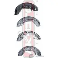 Тормозные колодки ASVA AKS-2009 1269707285 X8Z QQE