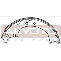 Тормозные колодки ASVA 8Z8TKT C 1269707409 AKS-2232 - Изображение 2