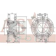 Ступица колеса ASVA BMWH-E60F 1269710111 C Y987 - Изображение 2