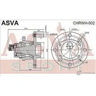 Ступица колеса ASVA 1269710629 CHRWH-002 XHG FC7R - Изображение 2