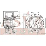 Ступица колеса ASVA CM OXFE 1269710651 CHRWH-CAPR - Изображение 2