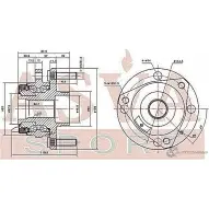 Ступица колеса ASVA 1269710699 CHRWH-V200F T M9IF1 - Изображение 2