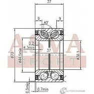 Подшипник ступицы колеса ASVA 2K0E B DAC38700037 1269710803 - Изображение 2