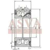Подшипник ступицы колеса ASVA DACM44830037 1269711179 6A Q7XLR - Изображение 2