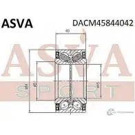 Подшипник ступицы колеса ASVA VHYL EQ DACM45844042 1269711185 - Изображение 2