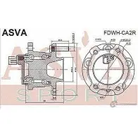 Ступица колеса ASVA FDWH-CA2R MVNG 3 1269712375 - Изображение 2