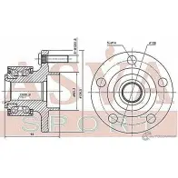 Ступица колеса ASVA 1269712429 GZN 5H4O FDWH-CBF - Изображение 2