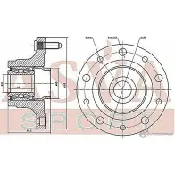 Ступица колеса ASVA 1269712503 GN F7N FDWH-TRR - Изображение 2