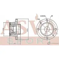 Ступица колеса ASVA FTWH-001 V6IC 0 1269712551 - Изображение 2