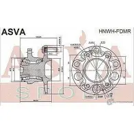 Ступица колеса ASVA 1269714465 HNWH-FDMR 5 YN9Q1A - Изображение 2
