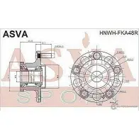 Ступица колеса ASVA HNWH-FKA48R Z7SVC2 C 1269714469 - Изображение 2