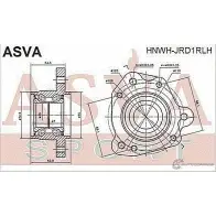 Ступица колеса ASVA HNWH-JRD1RLH G4Q WI47 1269714485 - Изображение 2