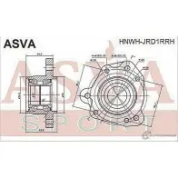 Ступица колеса ASVA HNWH-JRD1RRH N3ZXKN X 1269714487 - Изображение 2