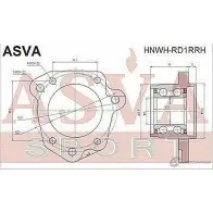 Ступица колеса ASVA 1269714503 T OFSM7 HNWH-RD1RRH - Изображение 2