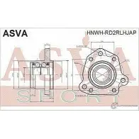 Ступица колеса ASVA 1269714505 7A4 N9WM HNWH-RD2RLHJAP - Изображение 2