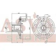 Ступица колеса ASVA HNWH-REF 75T 1CAW 1269714511 - Изображение 2