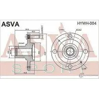 Ступица колеса ASVA 1269715061 PO KVX HYWH-004 - Изображение 2