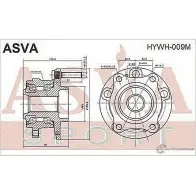 Ступица колеса ASVA HYWH-009M 2TN2X 6 1269715083 - Изображение 2