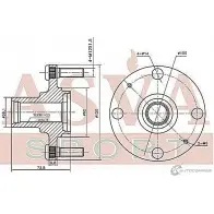 Ступица колеса ASVA HYWH-GETZF 1269715089 040 HX - Изображение 2