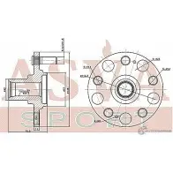 Ступица колеса ASVA XTEO ZJS 1269715117 HYWH-SANR - Изображение 2