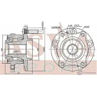 Ступица колеса ASVA W519 0IJ 1269715149 HYWH-X55F - Изображение 2