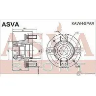 Ступица колеса ASVA F6 KW50 1269715833 KAWH-SPAR - Изображение 2
