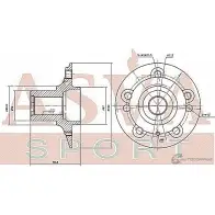 Ступица колеса ASVA ET4I H MBWH-164 1269716031 - Изображение 2