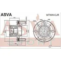 Ступица колеса ASVA MTWH-CJR 1269717869 YH9 PPVX - Изображение 2