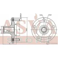 Ступица колеса ASVA MTWH-CU20R 24C 3GN 1269717891 - Изображение 2