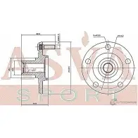 Ступица колеса ASVA 1269717897 V YNMF MTWH-CUF - Изображение 2