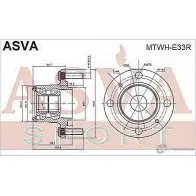 Ступица колеса ASVA MTWH-E33R 1269717921 Z75 2Z - Изображение 2