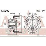 Ступица колеса ASVA MTWH-EAF N2VJI T9 1269717935 - Изображение 2