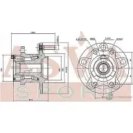 Ступица колеса ASVA 1269717943 7VP0 9 MTWH-GA2MR - Изображение 2