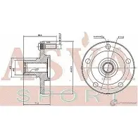 Ступица колеса ASVA MTWH-H66F 1269717947 025 7T - Изображение 2